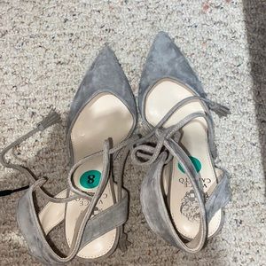 Vince Camuto gray heels